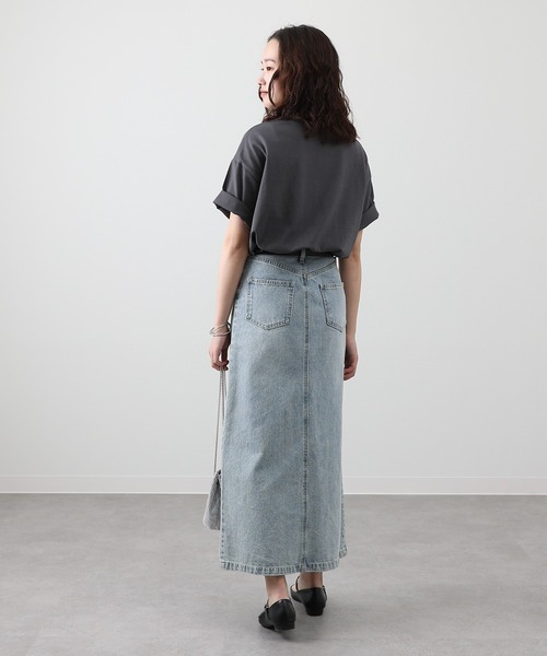 COLONY 2139(コロニートゥーワンスリーナイン)の「THE NAKED Tシャツ(Tシャツ/カットソー・レディース・ブラック/サックスブルー/チャコールグレー/ホワイト/ピンク/ブルー・FREE)」の16枚目の写真