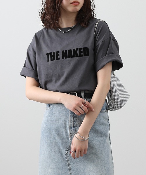 COLONY 2139(コロニートゥーワンスリーナイン)の「THE NAKED Tシャツ(Tシャツ/カットソー・レディース・ブラック/サックスブルー/チャコールグレー/ホワイト/ピンク/ブルー・FREE)」の10枚目の写真