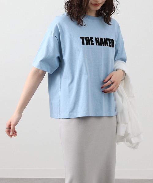 COLONY 2139(コロニートゥーワンスリーナイン)の「THE NAKED Tシャツ(Tシャツ/カットソー・レディース・ブラック/サックスブルー/チャコールグレー/ホワイト/ピンク/ブルー・FREE)」の21枚目の写真