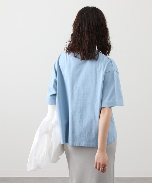 COLONY 2139(コロニートゥーワンスリーナイン)の「THE NAKED Tシャツ(Tシャツ/カットソー・レディース・ブラック/サックスブルー/チャコールグレー/ホワイト/ピンク/ブルー・FREE)」の20枚目の写真