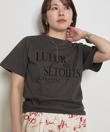LUEUR フロッキーロゴT 半袖