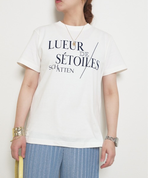 セール】LUEUR フロッキーロゴT 半袖（Tシャツ/カットソー
