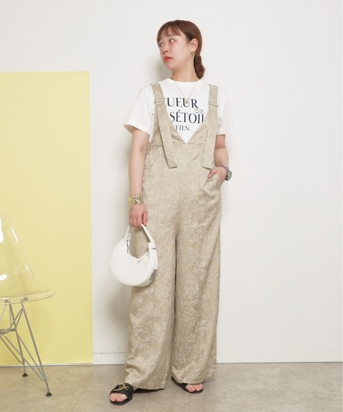 palm RICHE(ポームリシュ)の「LUEUR フロッキーロゴT 半袖(Tシャツ/カットソー・レディース・オフホワイト/ライトブルー/チャコールグレー・M)」の20枚目の写真