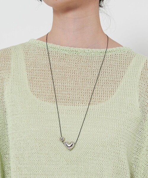 UNITED ARROWS（ユナイテッドアローズ）の「ハート コードネックレス（ネックレス・レディース・シルバー/ゴールド・FREE）」の4枚目の写真