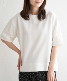 ikka（イッカ）の「コットンUSAミニ裏毛半袖Tシャツ（Tシャツ/カットソー）」