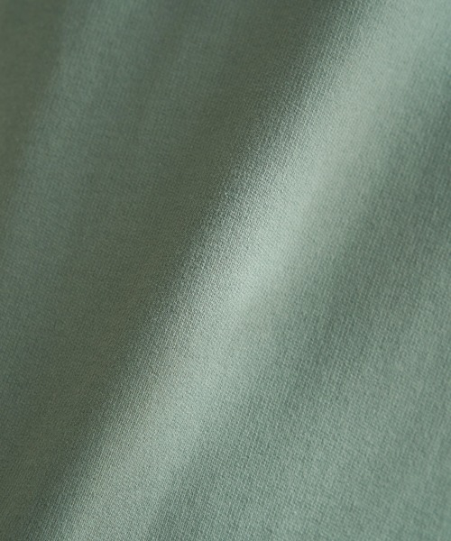 ikka(イッカ)の「コットンUSAミニ裏毛半袖Tシャツ(Tシャツ/カットソー・レディース・ブルー/チャコールグレー/オフホワイト/グリーン/ライトグレー/オレンジ・M/L/S)」の9枚目の写真