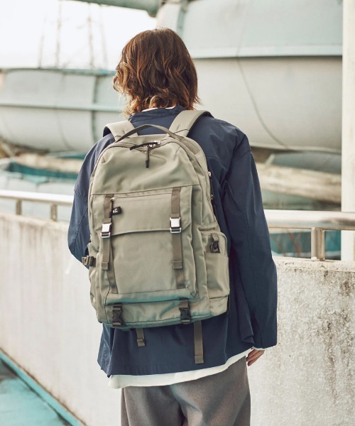 CIE（シー）の「【CIE/シー】BACKPACK-01（バックパック/リュック・メンズ・ブラック/グレー・FREE）」の7枚目の写真