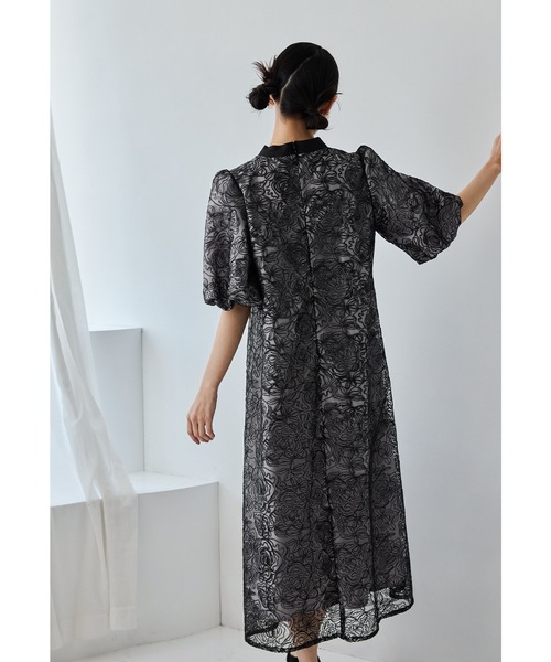 niana スパンコールフラワーレース　Aライン スパンコールフラワーレースAラインドレス マタニティ 妊婦 結婚