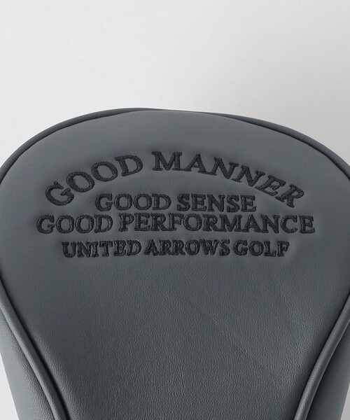 UNITED ARROWS GOLF（ユナイテッドアローズゴルフ）の「スムース ドライバー ヘッドカバー（ゴルフグッズ・メンズ・オフホワイト/ダークグレー・FREE）」の7枚目の写真