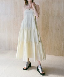 sahara | Eyelet Tiered Dress/アイレットティアードドレス(ワンピース)