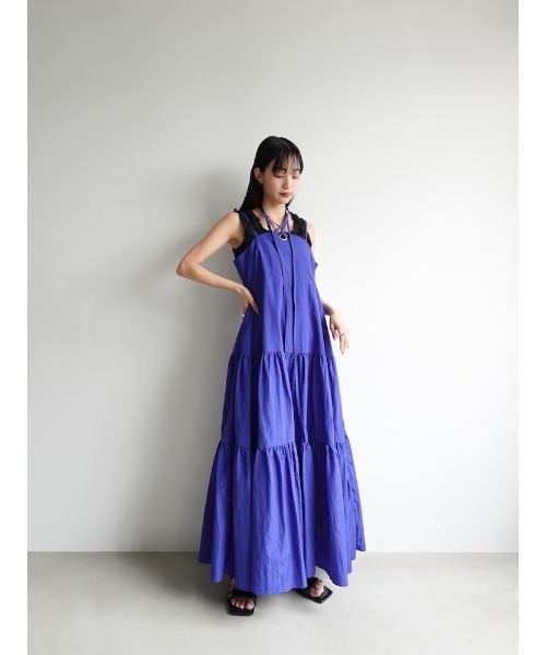 セール】Eyelet Tiered Dress/アイレットティアードドレス