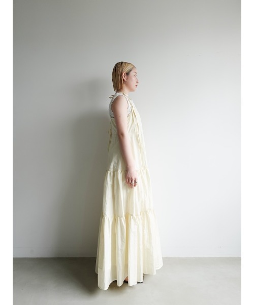 セール】Eyelet Tiered Dress/アイレットティアードドレス