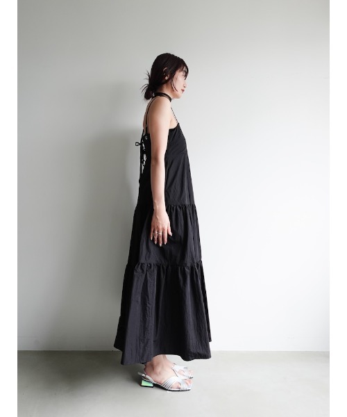 セール】Eyelet Tiered Dress/アイレットティアードドレス