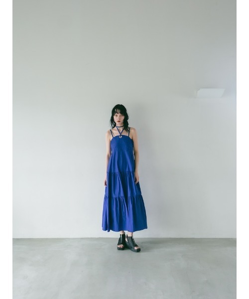 セール】Eyelet Tiered Dress/アイレットティアードドレス