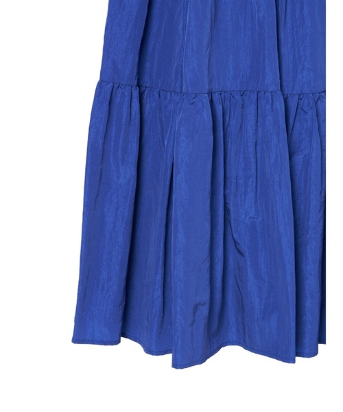 sahara（サハラ）の「Eyelet Tiered Dress/アイレットティアードドレス（ワンピース・レディース・ブラック/アイボリー/ブルー・FREE）」の10枚目の写真