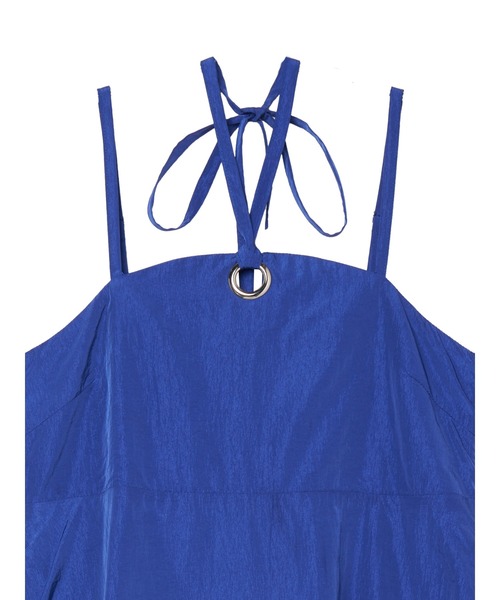 sahara（サハラ）の「Eyelet Tiered Dress/アイレットティアードドレス（ワンピース・レディース・ブラック/アイボリー/ブルー・FREE）」の12枚目の写真