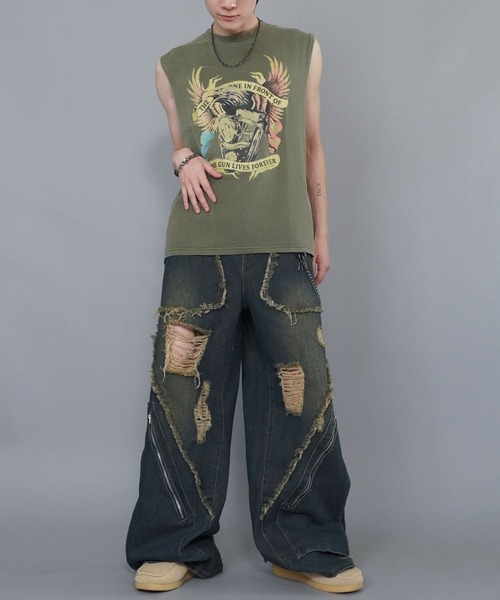 楽天 LiSA ドッキングノースリーブTシャツ スピンズ SPINNS