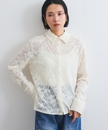 VICKY / ビッキー スリットスリーブチェックシャツブラウス≪手洗い可能≫ スリットスリーブチェックシャツブラウス≪手洗い可能≫ | VICKY