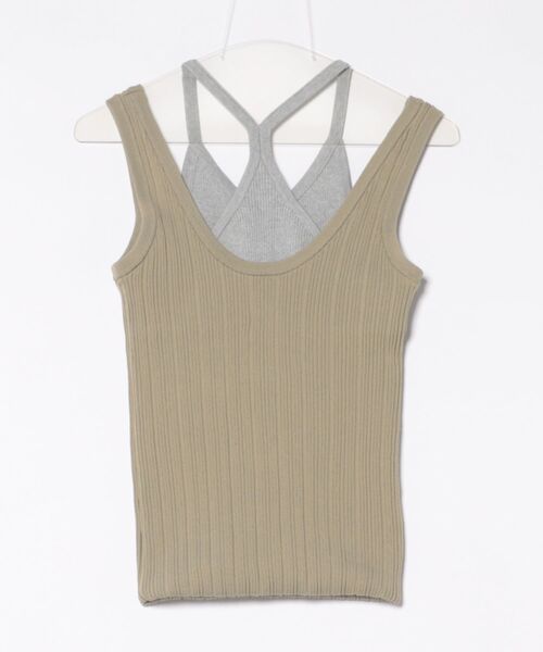venit(ヴェニット)の「VENIT / acetate cotton 2way tank(アセテートコットン2ウェイタンク VEK-7512-A)(タンクトップ・レディース・カーキ・38)」の10枚目の写真
