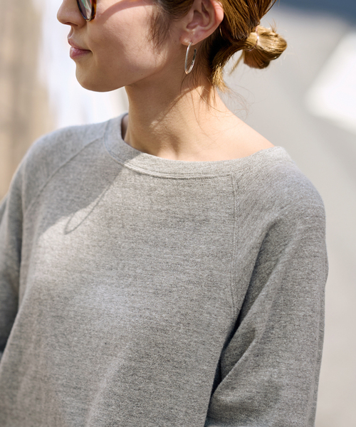 FRAMeWORK（フレームワーク）の「≪追加≫NEW スラブベアテンプルオーバー3（Tシャツ/カットソー・レディース・カーキ/グレー/ホワイト・FREE）」の6枚目の写真