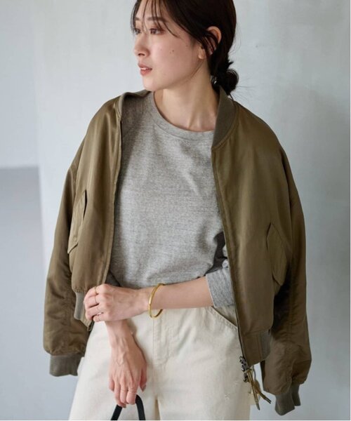 FRAMeWORK（フレームワーク）の「≪追加≫NEW スラブベアテンプルオーバー3（Tシャツ/カットソー・レディース・カーキ/グレー/ホワイト・FREE）」の16枚目の写真