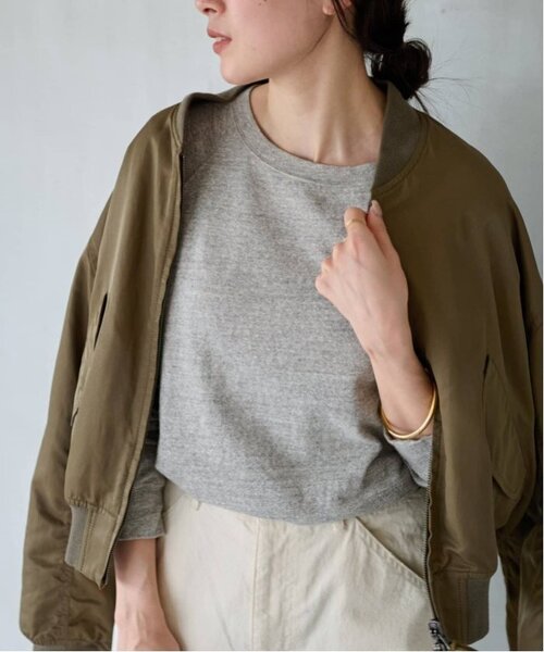 FRAMeWORK（フレームワーク）の「≪追加≫NEW スラブベアテンプルオーバー3（Tシャツ/カットソー・レディース・カーキ/グレー/ホワイト・FREE）」の17枚目の写真