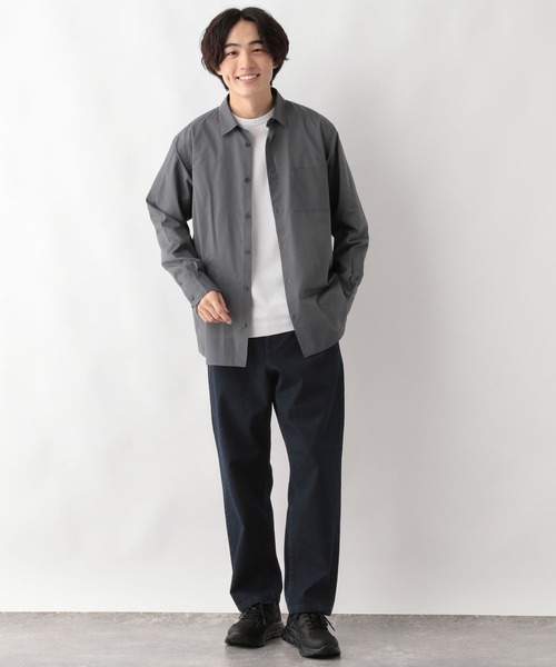 GLOBAL WORK（グローバルワーク）の「シーズンレスシャツ/シアー/長袖/147186（シャツ/ブラウス・メンズ・その他/ライトブルー/ライトグレー/カーキ/チャコールグレー・LARGE/X-LARGE/MEDIUM/SMALL）」の17枚目の写真