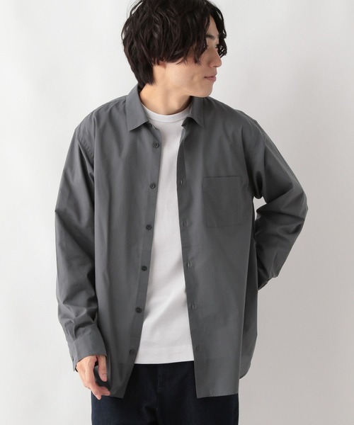 GLOBAL WORK（グローバルワーク）の「シーズンレスシャツ/シアー/長袖/147186（シャツ/ブラウス・メンズ・その他/ライトブルー/ライトグレー/カーキ/チャコールグレー・LARGE/X-LARGE/MEDIUM/SMALL）」の19枚目の写真