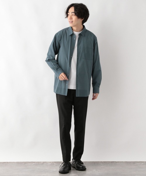 GLOBAL WORK（グローバルワーク）の「シーズンレスシャツ/シアー/長袖/147186（シャツ/ブラウス・メンズ・その他/ライトブルー/ライトグレー/カーキ/チャコールグレー・LARGE/X-LARGE/MEDIUM/SMALL）」の20枚目の写真