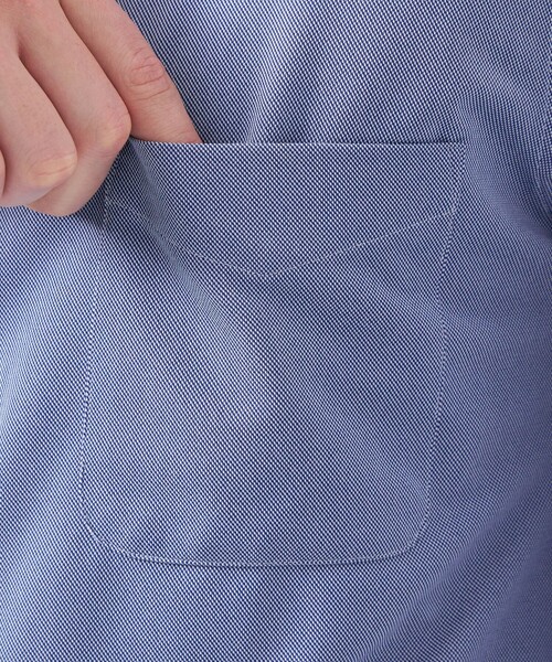 MACKINTOSH PHILOSOPHY（ﾏｯｷﾝﾄｯｼｭ ﾌｨﾛｿﾌｨｰ）の「トロッター シャツ スクエアボタンダウン トリコットバリエーション（シャツ/ブラウス・メンズ・ホワイト/グレー系その他2/ブルー/ブルー系その他7/ダークネイビー・40/38/42）」の14枚目の写真