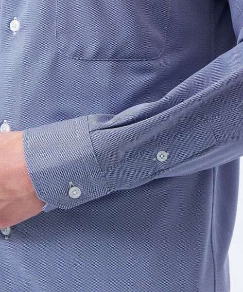 MACKINTOSH PHILOSOPHY（ﾏｯｷﾝﾄｯｼｭ ﾌｨﾛｿﾌｨｰ）の「トロッター シャツ スクエアボタンダウン トリコットバリエーション（シャツ/ブラウス・メンズ・ホワイト/グレー系その他2/ブルー/ブルー系その他7/ダークネイビー・40/38/42）」の13枚目の写真