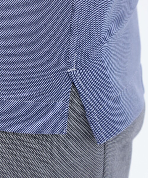 MACKINTOSH PHILOSOPHY（ﾏｯｷﾝﾄｯｼｭ ﾌｨﾛｿﾌｨｰ）の「トロッター シャツ スクエアボタンダウン トリコットバリエーション（シャツ/ブラウス・メンズ・ホワイト/グレー系その他2/ブルー/ブルー系その他7/ダークネイビー・40/38/42）」の12枚目の写真