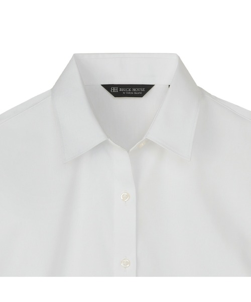 TOKYO SHIRTS（トウキョウシャツ）の「透け防止 形態安定ノーアイロン レギュラー 長袖ビジネスワイシャツ（ビジネスシャツ・レディース・ホワイト・LL/L/XL/S/M）」の3枚目の写真