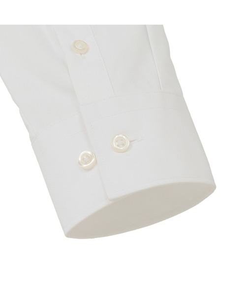 TOKYO SHIRTS（トウキョウシャツ）の「透け防止 形態安定ノーアイロン レギュラー 長袖ビジネスワイシャツ（ビジネスシャツ・レディース・ホワイト・LL/L/XL/S/M）」の4枚目の写真
