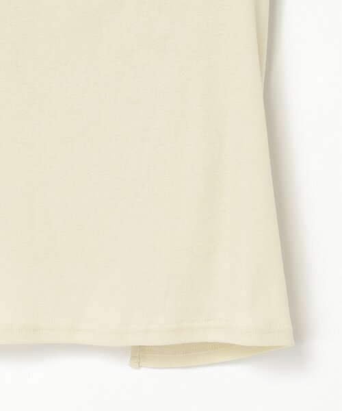 notch.(ノッチ)の「シアーフライスレイヤードTシャツ(Tシャツ/カットソー・レディース・オフホワイト/ネイビー/ベージュ・M)」の7枚目の写真