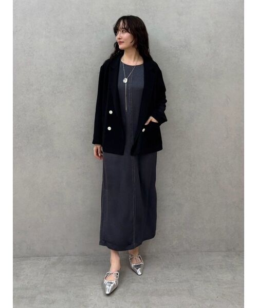 LAGUNAMOON（ラグナムーン）の「ロールアップジャケット（テーラードジャケット・レディース・ネイビー/ベージュ/ブラック・FREE/X-SMALL）」の21枚目の写真