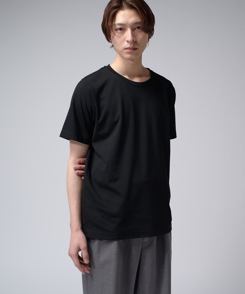 Lui's(ルイス)の「SHINE ベーシックTシャツ(Tシャツ/カットソー・メンズ・ホワイト/グレー/チャコールグレー/ブラック・S/M)」の1枚目の写真