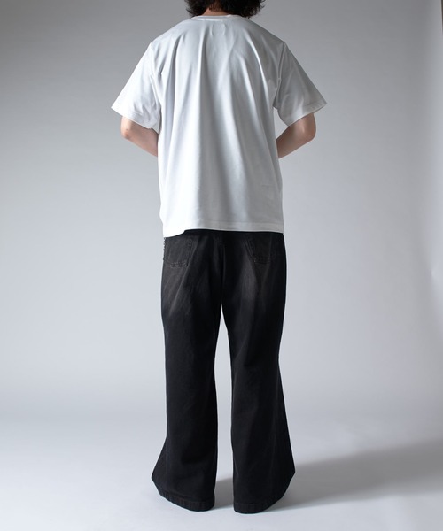 Lui's(ルイス)の「SHINE ベーシックTシャツ(Tシャツ/カットソー・メンズ・ホワイト/グレー/チャコールグレー/ブラック・S/M)」の10枚目の写真