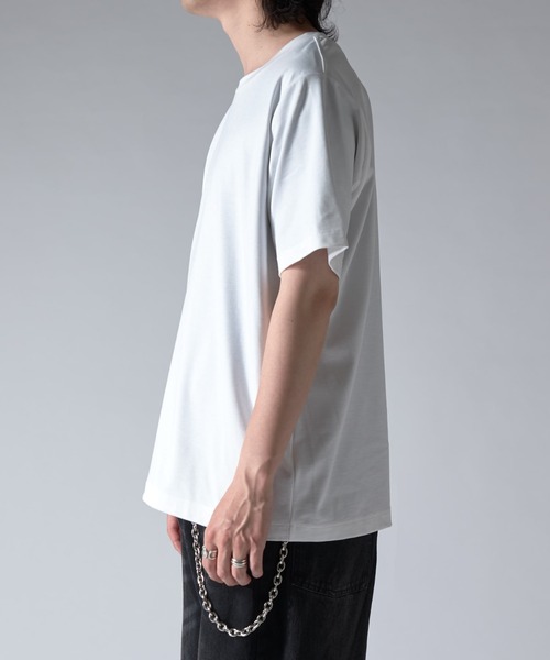 Lui's(ルイス)の「SHINE ベーシックTシャツ(Tシャツ/カットソー・メンズ・ホワイト/グレー/チャコールグレー/ブラック・S/M)」の6枚目の写真