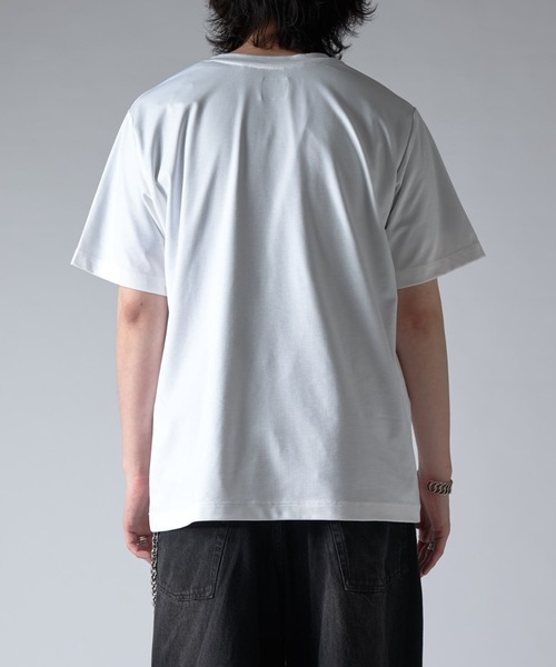 Lui's(ルイス)の「SHINE ベーシックTシャツ(Tシャツ/カットソー・メンズ・ホワイト/グレー/チャコールグレー/ブラック・S/M)」の7枚目の写真