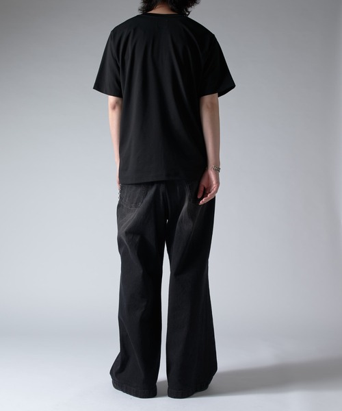 Lui's(ルイス)の「SHINE ベーシックTシャツ(Tシャツ/カットソー・メンズ・ホワイト/グレー/チャコールグレー/ブラック・S/M)」の15枚目の写真