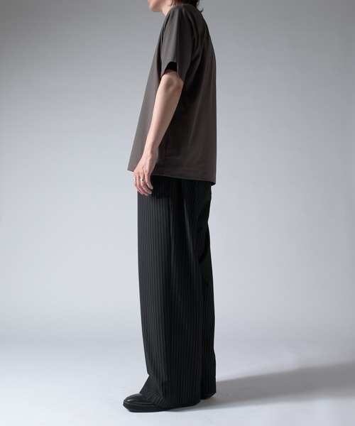 Lui's(ルイス)の「SHINE ベーシックTシャツ(Tシャツ/カットソー・メンズ・ホワイト/グレー/チャコールグレー/ブラック・S/M)」の21枚目の写真