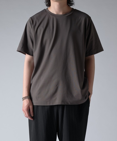 Lui's(ルイス)の「SHINE ベーシックTシャツ(Tシャツ/カットソー・メンズ・ホワイト/グレー/チャコールグレー/ブラック・S/M)」の16枚目の写真