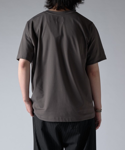 Lui's(ルイス)の「SHINE ベーシックTシャツ(Tシャツ/カットソー・メンズ・ホワイト/グレー/チャコールグレー/ブラック・S/M)」の19枚目の写真