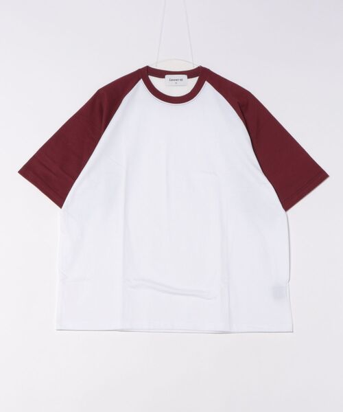 a.p.o.v.（エーピーオービー）の「a.p.o.v. オーバーサイズラグランTシャツ（Tシャツ/カットソー・メンズ・グレー系1/グレー系2/ホワイト×ブラック/ホワイト×レッド/ホワイト×ネイビー・L/M）」の9枚目の写真