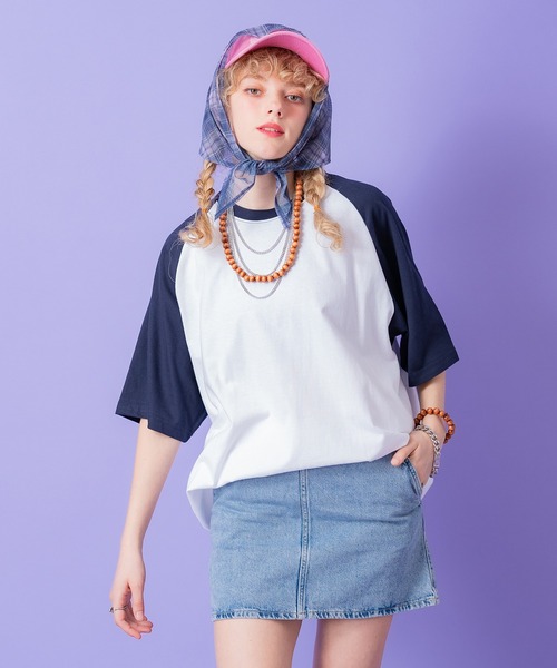 a.p.o.v.（エーピーオービー）の「a.p.o.v. オーバーサイズラグランTシャツ（Tシャツ/カットソー・メンズ・グレー系1/グレー系2/ホワイト×ブラック/ホワイト×レッド/ホワイト×ネイビー・L/M）」の13枚目の写真