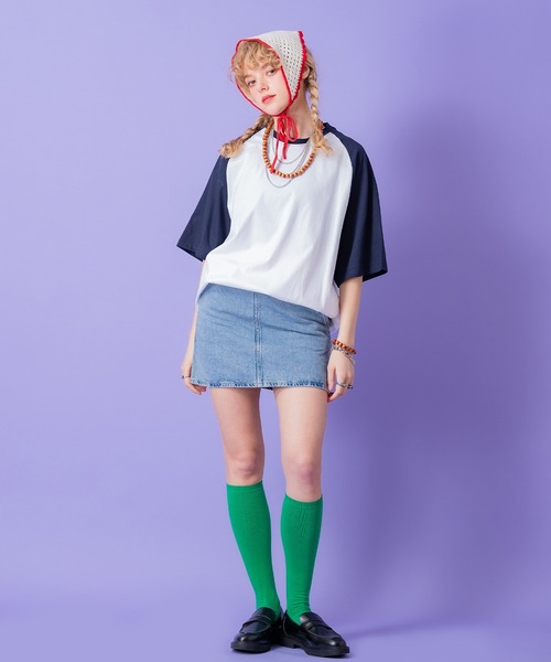 a.p.o.v.（エーピーオービー）の「a.p.o.v. オーバーサイズラグランTシャツ（Tシャツ/カットソー・メンズ・グレー系1/グレー系2/ホワイト×ブラック/ホワイト×レッド/ホワイト×ネイビー・L/M）」の14枚目の写真