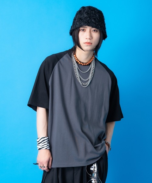 a.p.o.v.（エーピーオービー）の「a.p.o.v. オーバーサイズラグランTシャツ（Tシャツ/カットソー・メンズ・グレー系1/グレー系2/ホワイト×ブラック/ホワイト×レッド/ホワイト×ネイビー・L/M）」の19枚目の写真