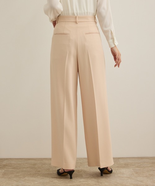 ROPE'（ロペ）の「[美人パンツ]ダブルクロスワイドパンツ/イージーケア（その他パンツ・レディース・ブラック/ベージュ/ピンク・40/36/38/34）」の14枚目の写真