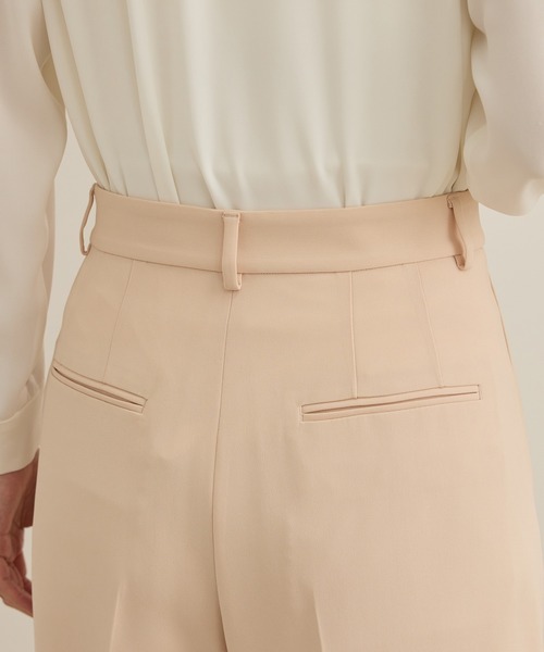 ROPE'（ロペ）の「[美人パンツ]ダブルクロスワイドパンツ/イージーケア（その他パンツ・レディース・ブラック/ベージュ/ピンク・40/36/38/34）」の5枚目の写真